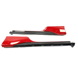 FERRARI SF90 CARBON FIBRE SIDE SKIRTS SET (ROSSO CORSA) 70006974