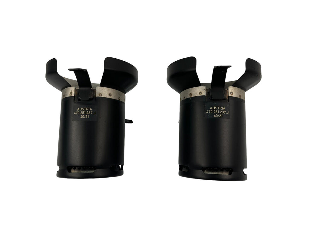 LAMBORGHINI AVENTADOR SVJ REAR BLACK EXHAUST TIP SET (PAIR) 470.251.237.J