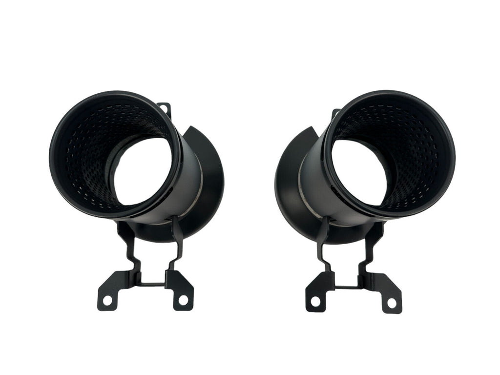 LAMBORGHINI AVENTADOR SVJ REAR BLACK EXHAUST TIP SET (PAIR) 470.251.237.J