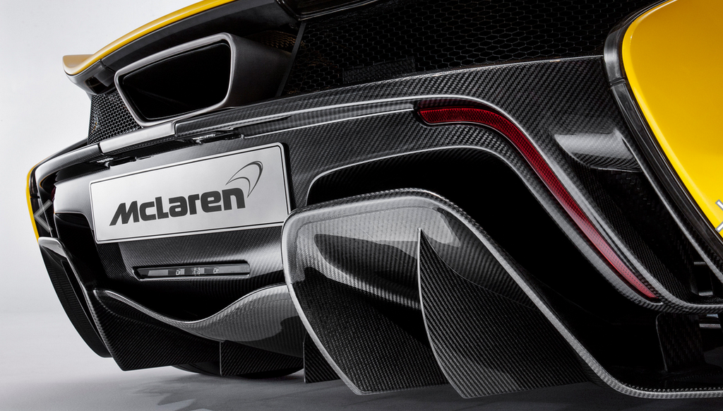 MCLAREN P1 CARBON FIBRE REAR DIFFUSER 12A3102P