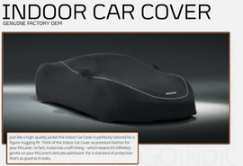 MCLAREN ARTURA INDOOR CAR COVER 16NA099CP
