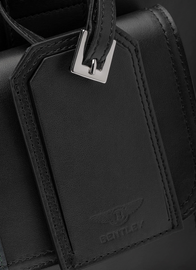 BENTLEY WEEKENDER LEATHER BAG - BLACK/ GREEN BL2200