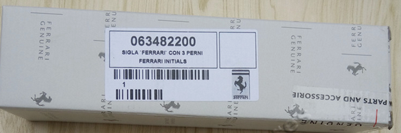 FERRARI 456 550 575 599 612 "FERRARI" SCRIPT EMBLEM 63482200