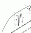 Load image into Gallery viewer, BENTLEY BENTAYGA  (2015+) TRIM FOR DOOR WINDOW FRAME 36A853985A