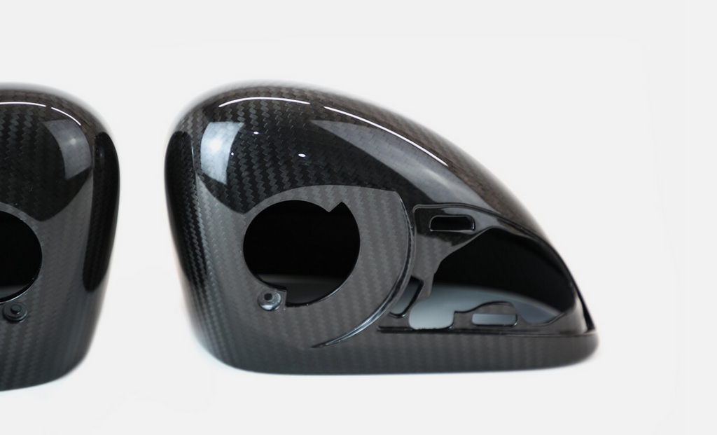 MCLAREN 720S GLOSS CARBON FIBRE MIRROR CAPS 14AB091CP / 14AB092CP