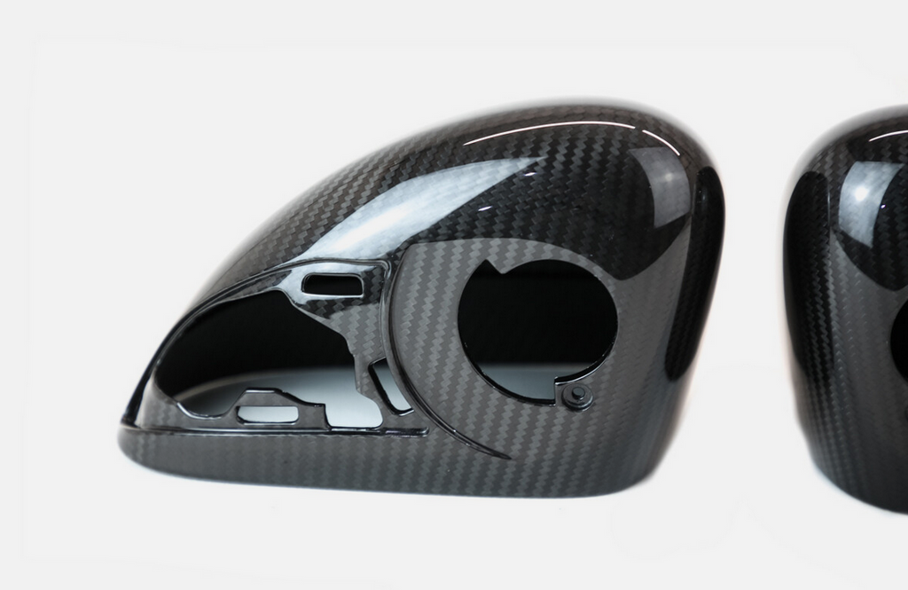 MCLAREN 720S GLOSS CARBON FIBRE MIRROR CAPS 14AB091CP / 14AB092CP