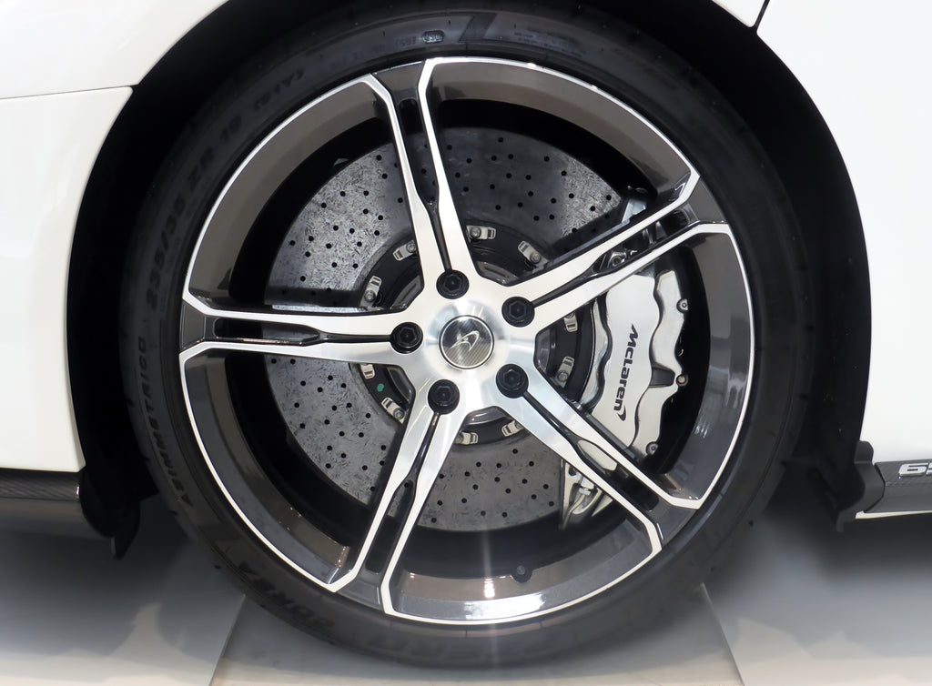MCLAREN MP4 650S FRONT LEFT 6-POT CERAMIC CALIPER (CHROME ) 11C0063CP.S5.01