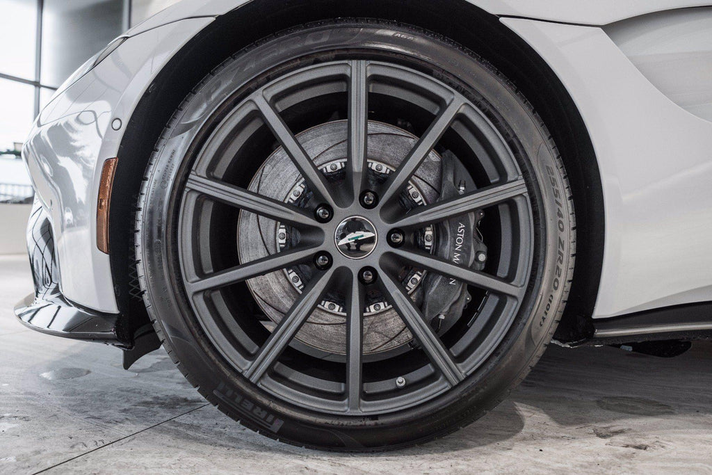 ASTON MARTIN VANTAGE LIGHT WEIGHT 20" 10 SPOKE WHEELS KY53-9965G-7A (SATIN GREY)