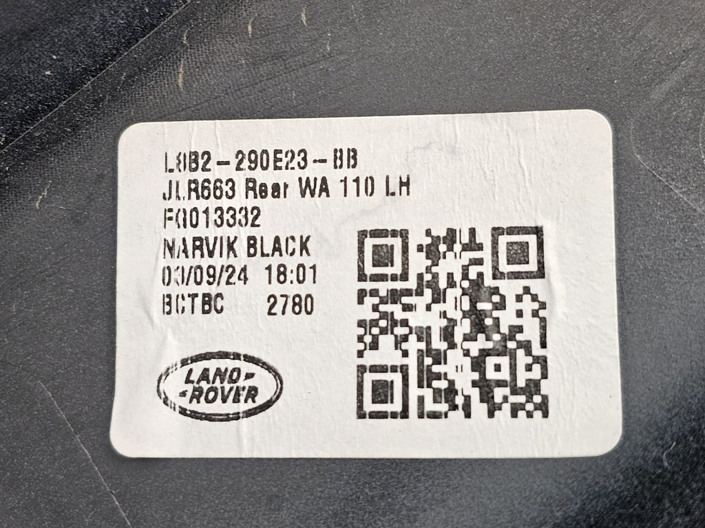 LANDROVER DEFENDER 2024 BLACK WHEEL ARCH COVERS SET