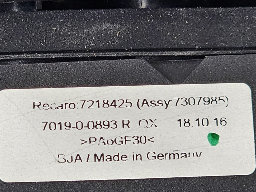 MCLAREN SENNA SEAT PAD - RIGHT LOWER - ACP15FOD-15013BUIS
