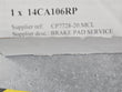 Load image into Gallery viewer, MCLAREN 765LT FRONT CERAMIC BRAKE PADS SET 14CA106RP