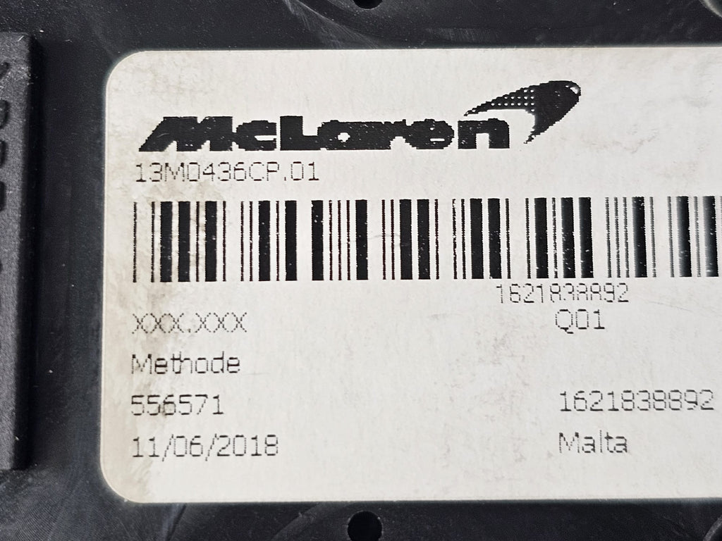 MCLAREN 570S/ 600LT CARBON DOOR SWITCH PASSENGER SIDE 13M0436CP