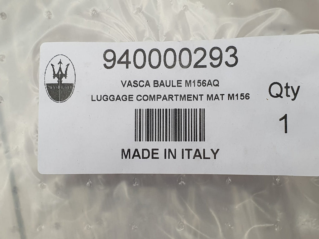 MASERATI LUGGAGE COMPARTMENT MAT M156 940000293