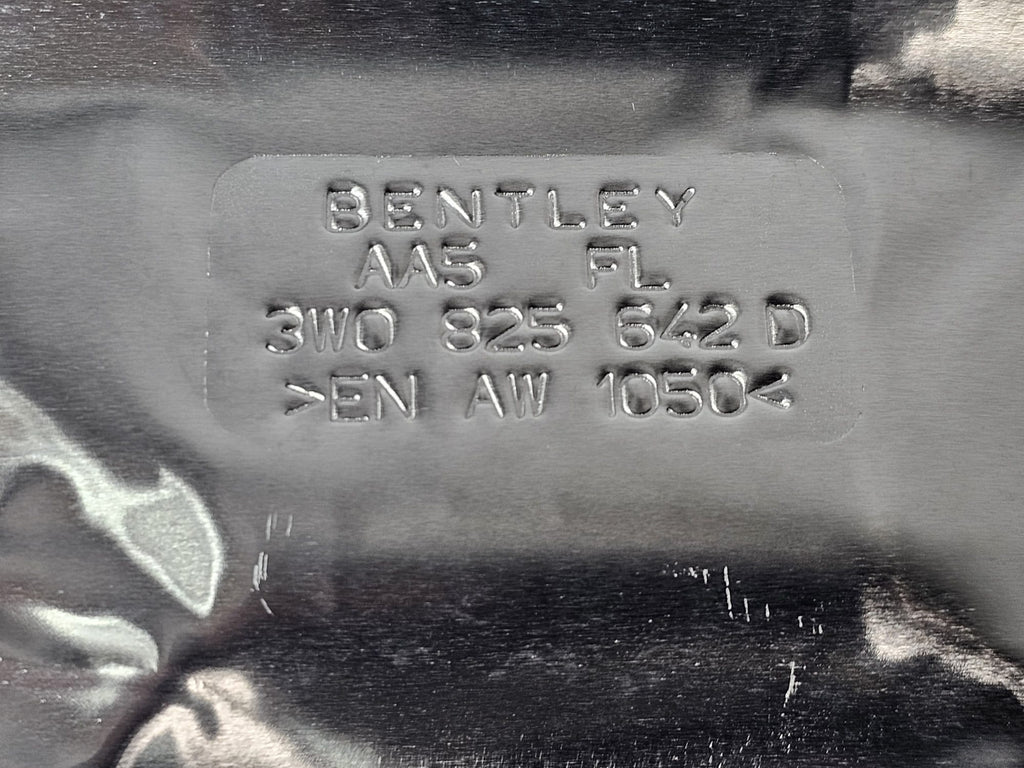 BENTLEY CONTINENTAL HEATSHIELD FOR SIDE MEMBER 3W0825642D