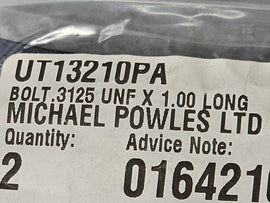BENTLEY BOLT.3125 UNF X 1.00 LONG UT13210PA