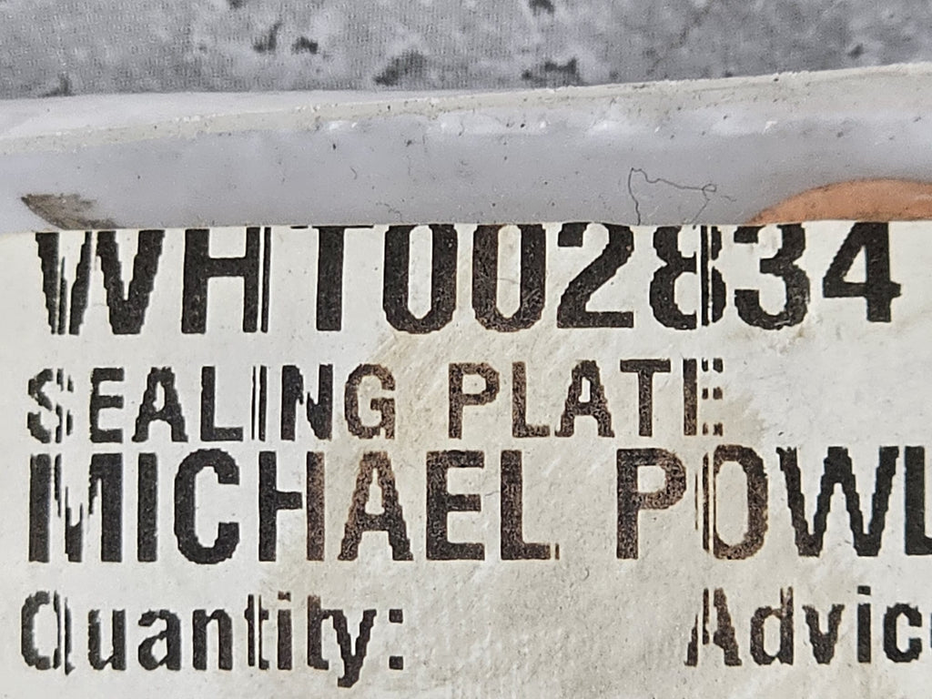 BENTLEY SEALING PLATE WHT002834