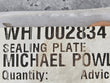 Load image into Gallery viewer, BENTLEY SEALING PLATE WHT002834