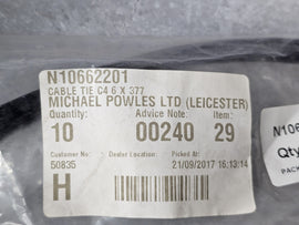 BENTLEY CABLE TIE D4 6X377 N10662201
