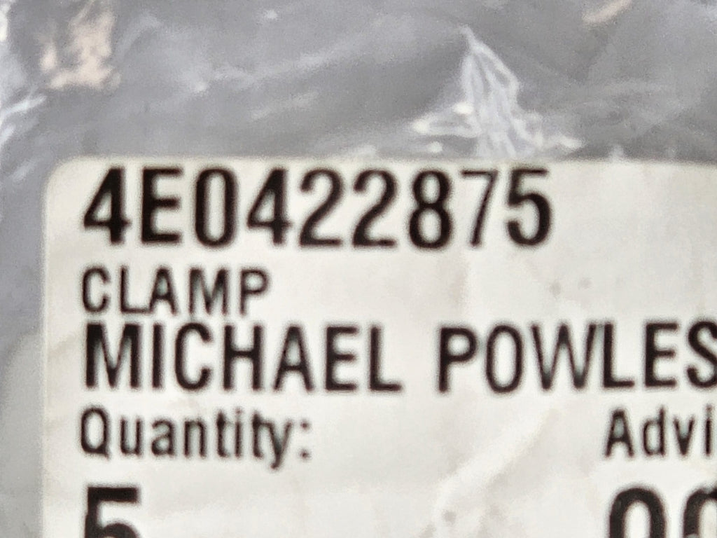 BENTLEY STEERING RACK GAITER SMALL LUG CLIP 4E0422875