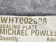 Load image into Gallery viewer, BENTLEY SEALING PLATE WHT002908