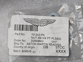 ASTON MARTIN FLANGE NUT M8 (PACK OF 5) 701342-PK
