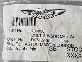 ASTON MARTIN DB11 BOLT & WASHER-M6X24 706890