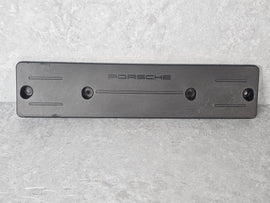 PORSCHE LICENSE PLATE BRACKET MATT BLACK  9J1807287 0K1