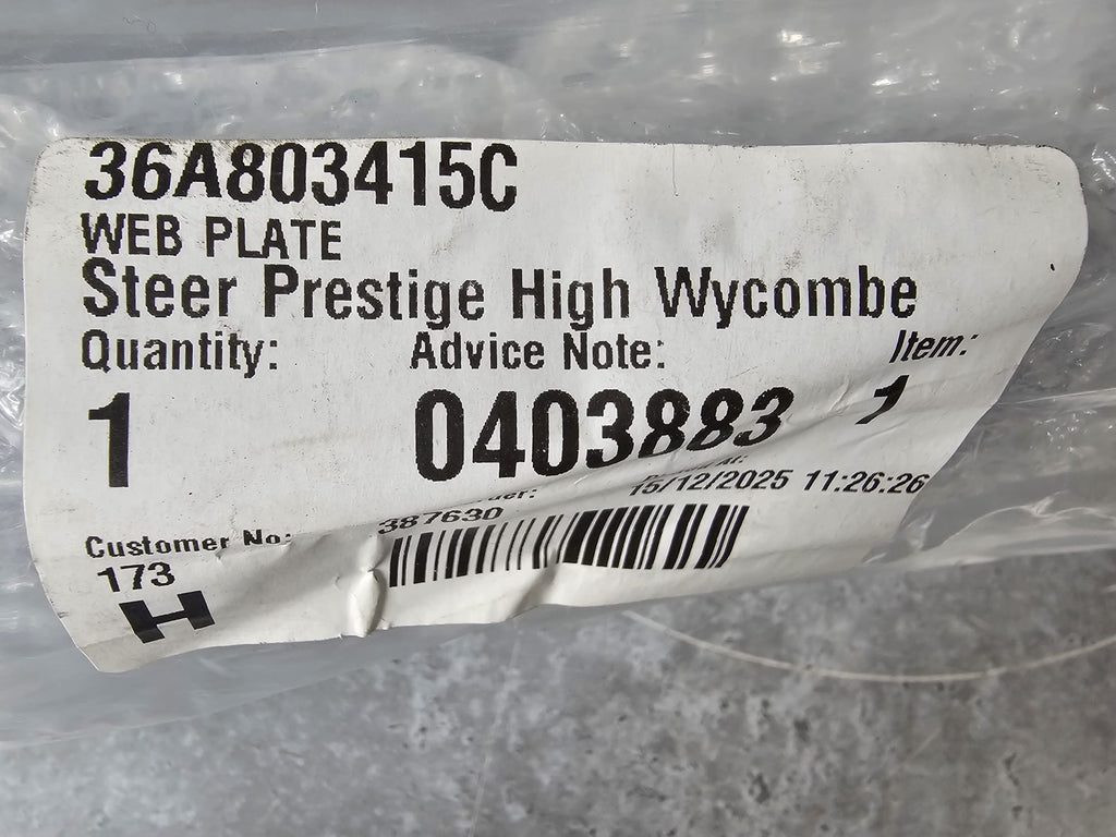 BENTLEY BENTAYGA WEB PLATE 36A803415C