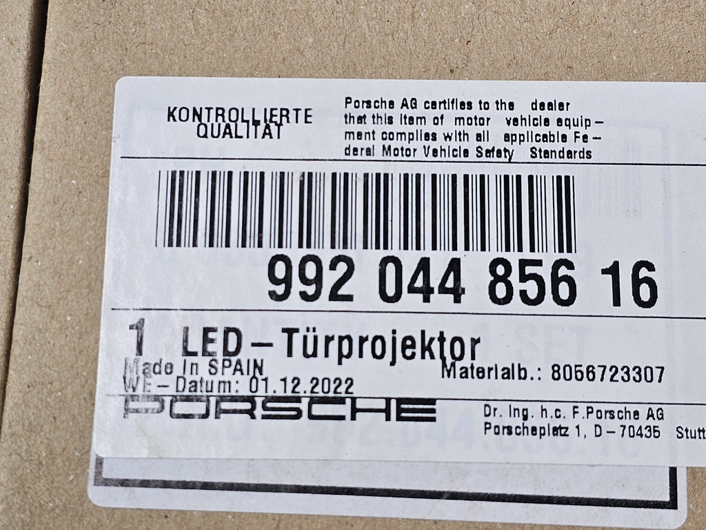 PORSCHE LED DOOR PROJECTOR 99204485616