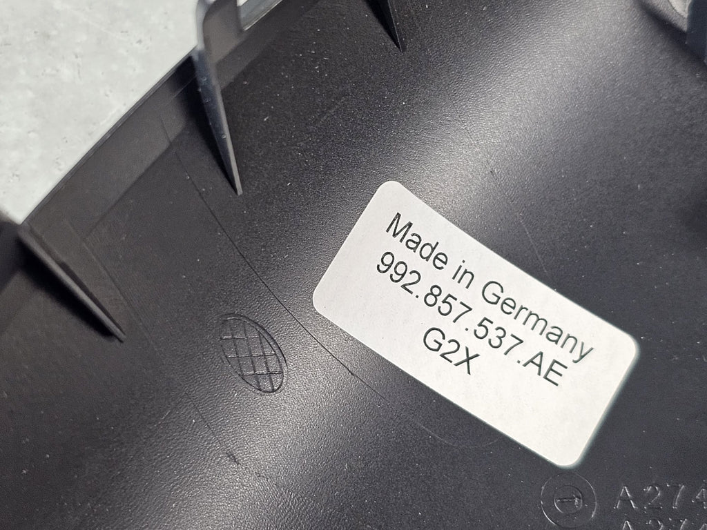 PORSCHE 992, TAYCAN LOWER WING MIRROR COVER LH 992857537AEG2X