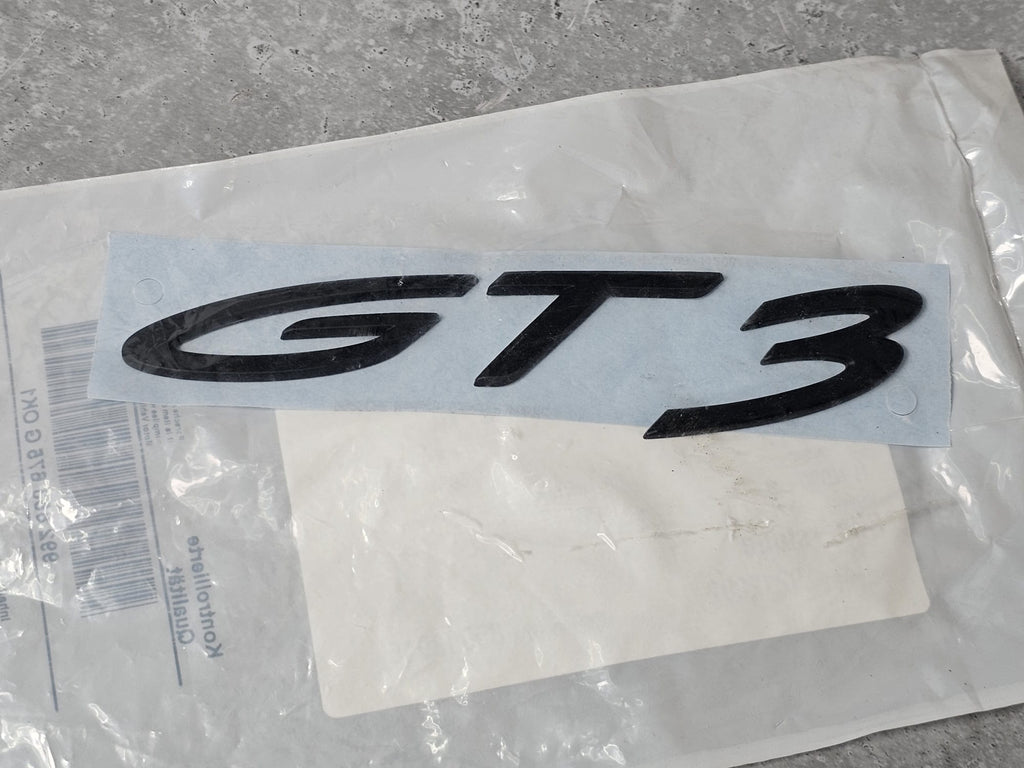 PORSCHE BUMPER COVER GT3 INSCRIPTION MATT BLACK 992853675G OK1