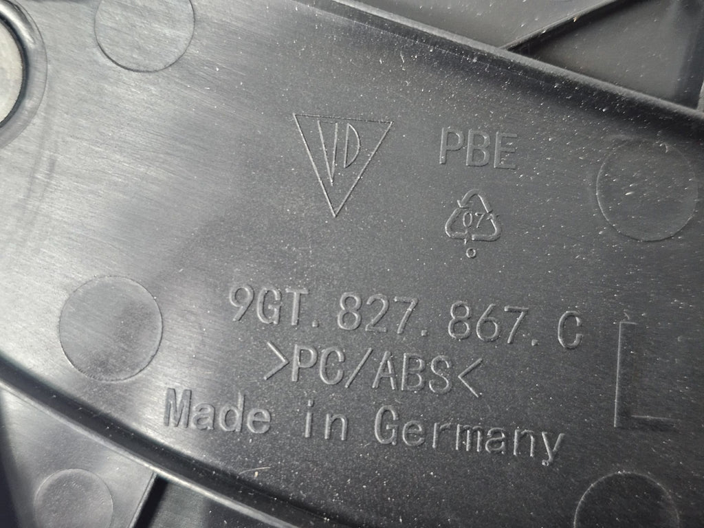 PORSCHE 992 CONNECTING PLATE MATT BLACK 9GT827867E