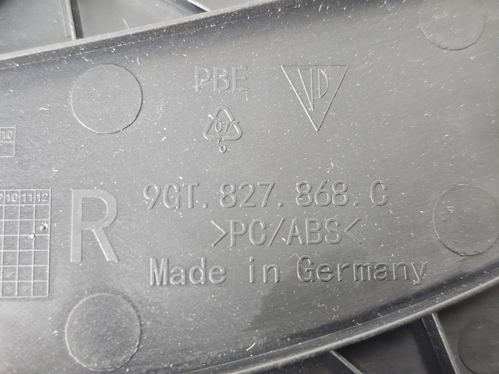 PORSCHE 992 CONNECTING PLATE MATT BLACK 9GT827868E