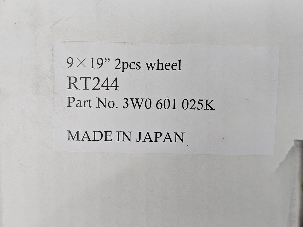 BENTLEY GT, GTC & FLYING SPUR 19" MULLINER SPLIT RIM 9 SPOKE 3W0601025K (REF1)