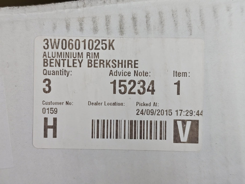 BENTLEY GT, GTC & FLYING SPUR 19" MULLINER SPLIT RIM 9 SPOKE 3W0601025K (REF2)