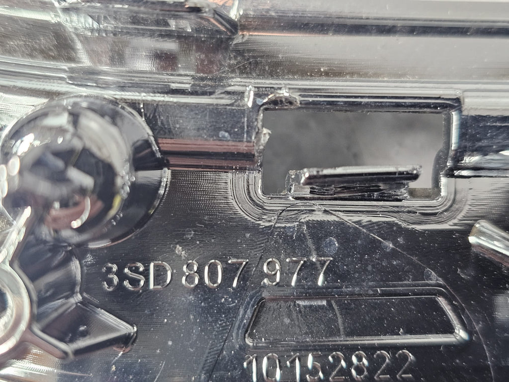 BENTLEY REAR NUMBER PLATE SURROUND CHROME TRIM 3SD807977