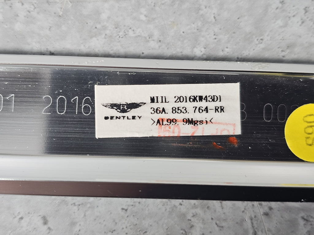 BENTLEY BENTAYGA ASSY BRIGHTWARE APOST REAR RIGHT HAND 36A853764 RR