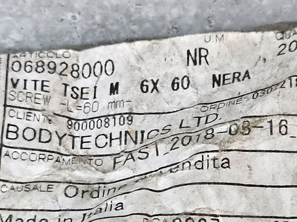 FERRARI SCREW M6 X 60 68928000