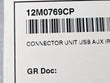 Load image into Gallery viewer, MCLAREN P1 CONNECTOR UNIT USB AUX IRIS AIS 12M0769CP