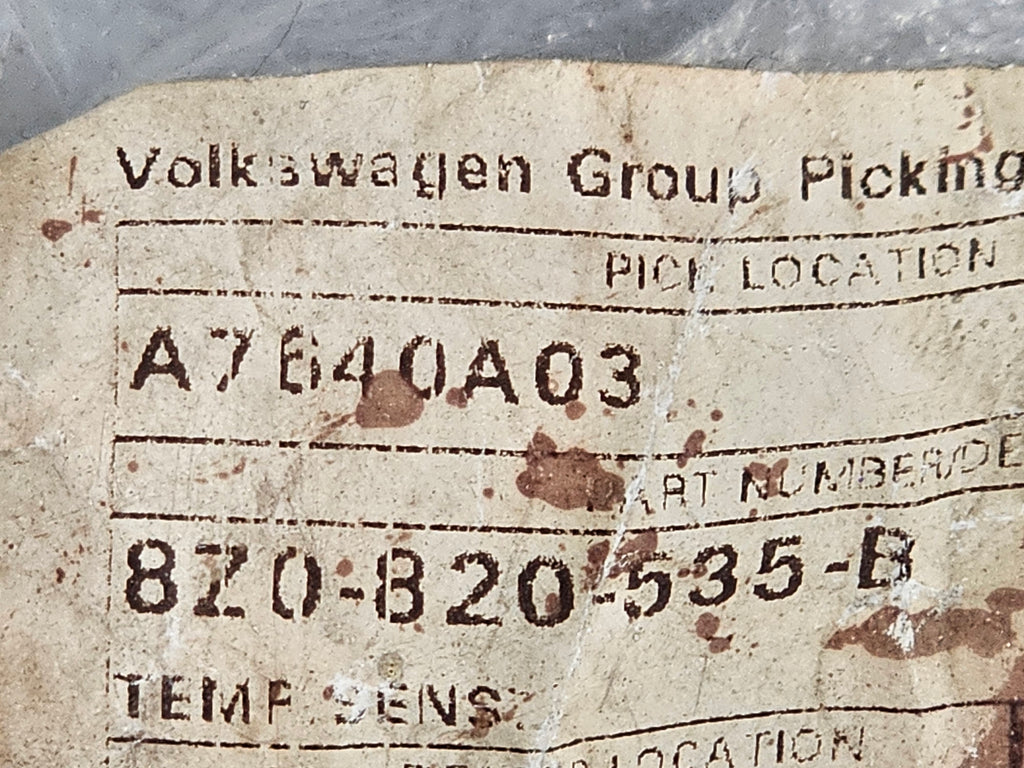 AUDI OUTSIDE TEMPERATURE SENSOR 820820535B