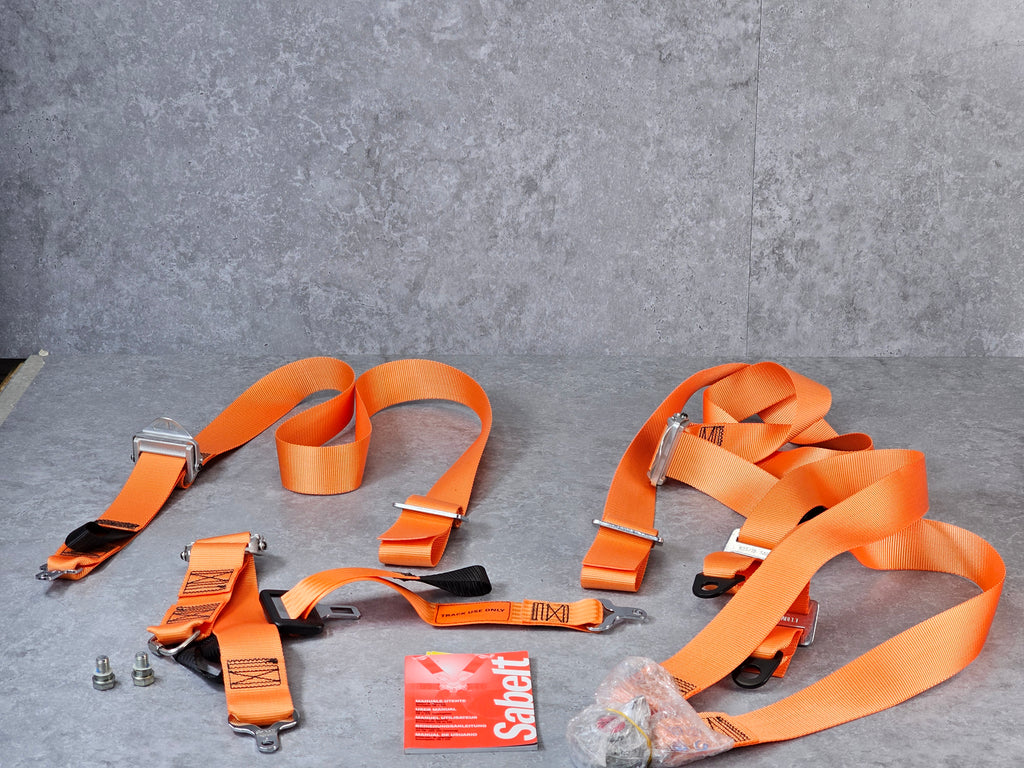 MCLAREN MSO RACING HARNESS 4 POINT SEAT BELT ORANGE - 14NA471MP0005RH