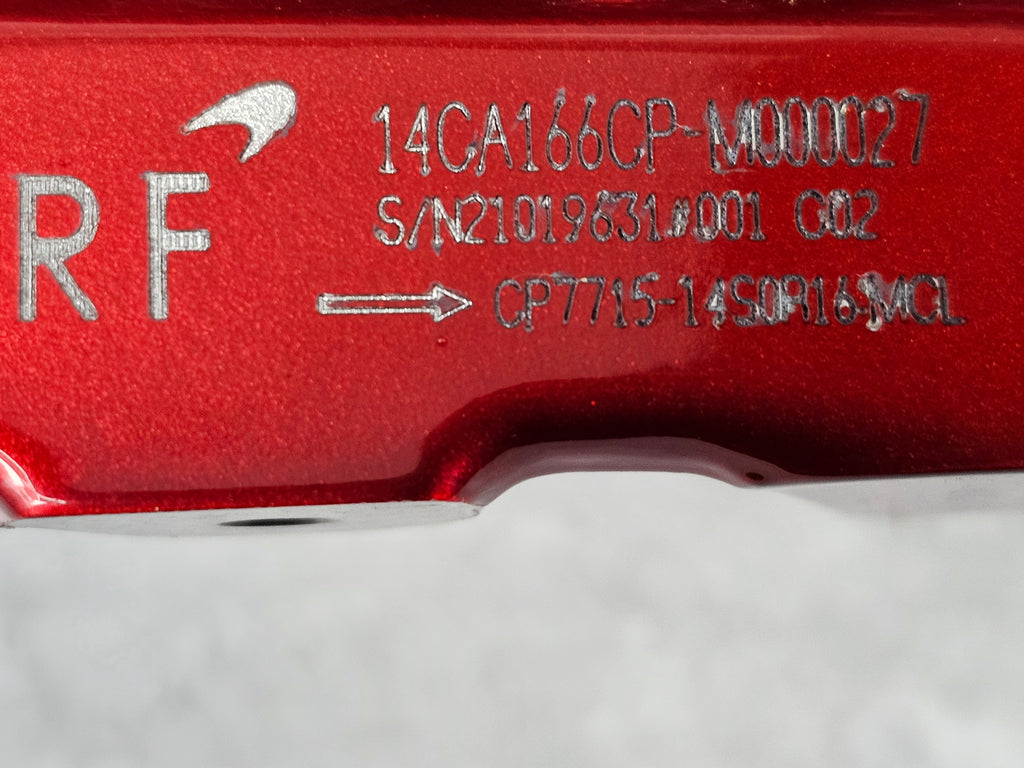 MCLAREN FRONT RIGHT CERAMIC CALIPER 14CA166C.2 (VOLCANIC RED)