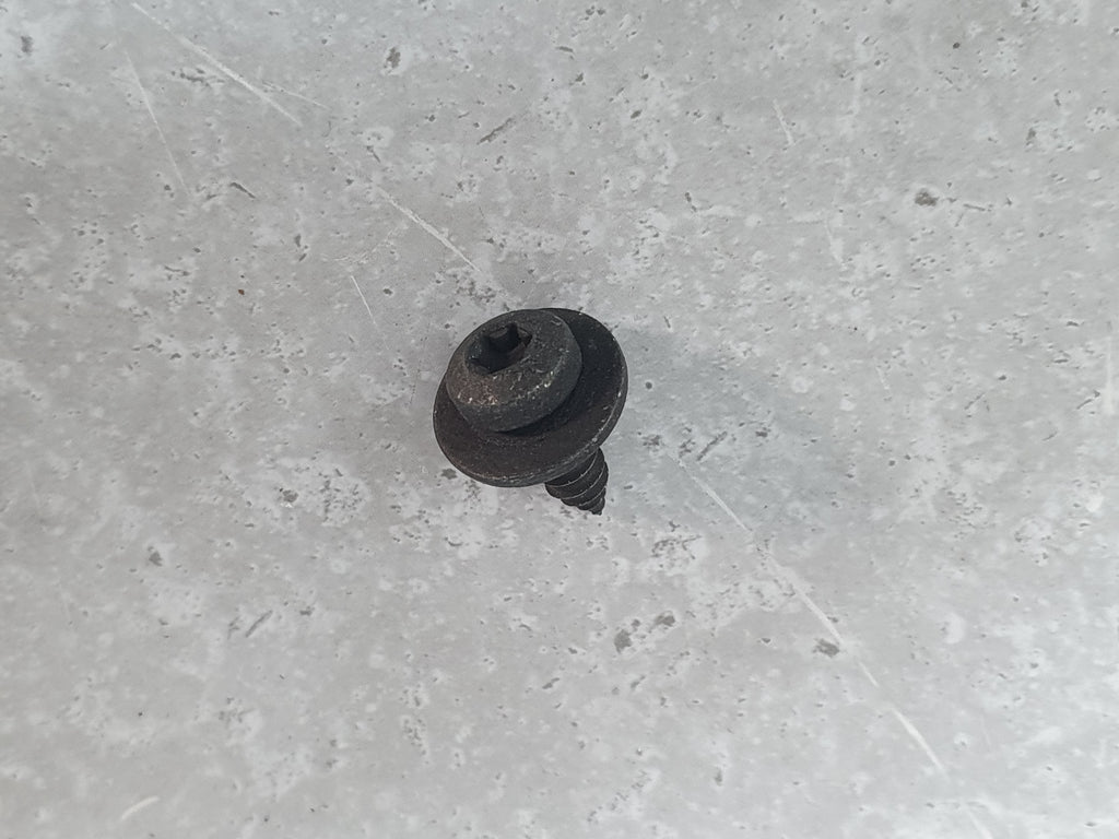 AUDI BLACK ZINC PLATED DOME HEAD SELF TAPPING SCREW WITH WASHER 6.3 X 19 MM  N10512701