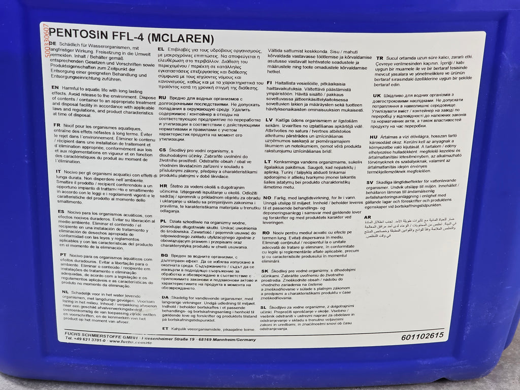MCLAREN CLUTCH OIL PENTOSIN FFL-4 (7 LITRES) 11Q0762CP
