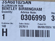 Load image into Gallery viewer, BENTLEY NEW CONTINENTAL CONVERTIBLE, NEW CONTINENTAL GT, NEW FLYING SPUR ALUMINIUM RIM 3SA601025AN