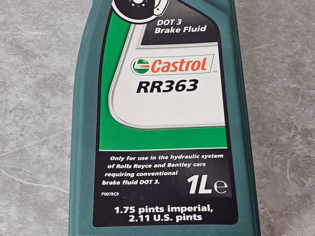 CASTROL RR363 BRAKE FLUID (1LITRE BOTTLE) RR363L1A