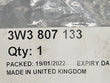 Load image into Gallery viewer, BENTLEY CONTINENTAL GT/GTC / FLYING SPUR BRACKET DISTANCE MEASURING SENSOR 3W3807133