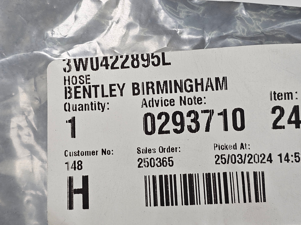 BENTLEY GT, GTC & FLYING SPUR 2004-2011 POWER-STEERING JUMPER HOSE 3W0422895L