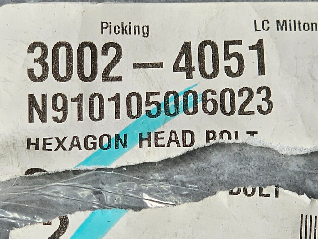 MERCEDES HEXAGON HEAD BOLT N910105006023