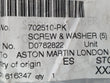 Load image into Gallery viewer, ASTON MARTIN SCREW AND WASHER (PACK OF 5) 702510-PK